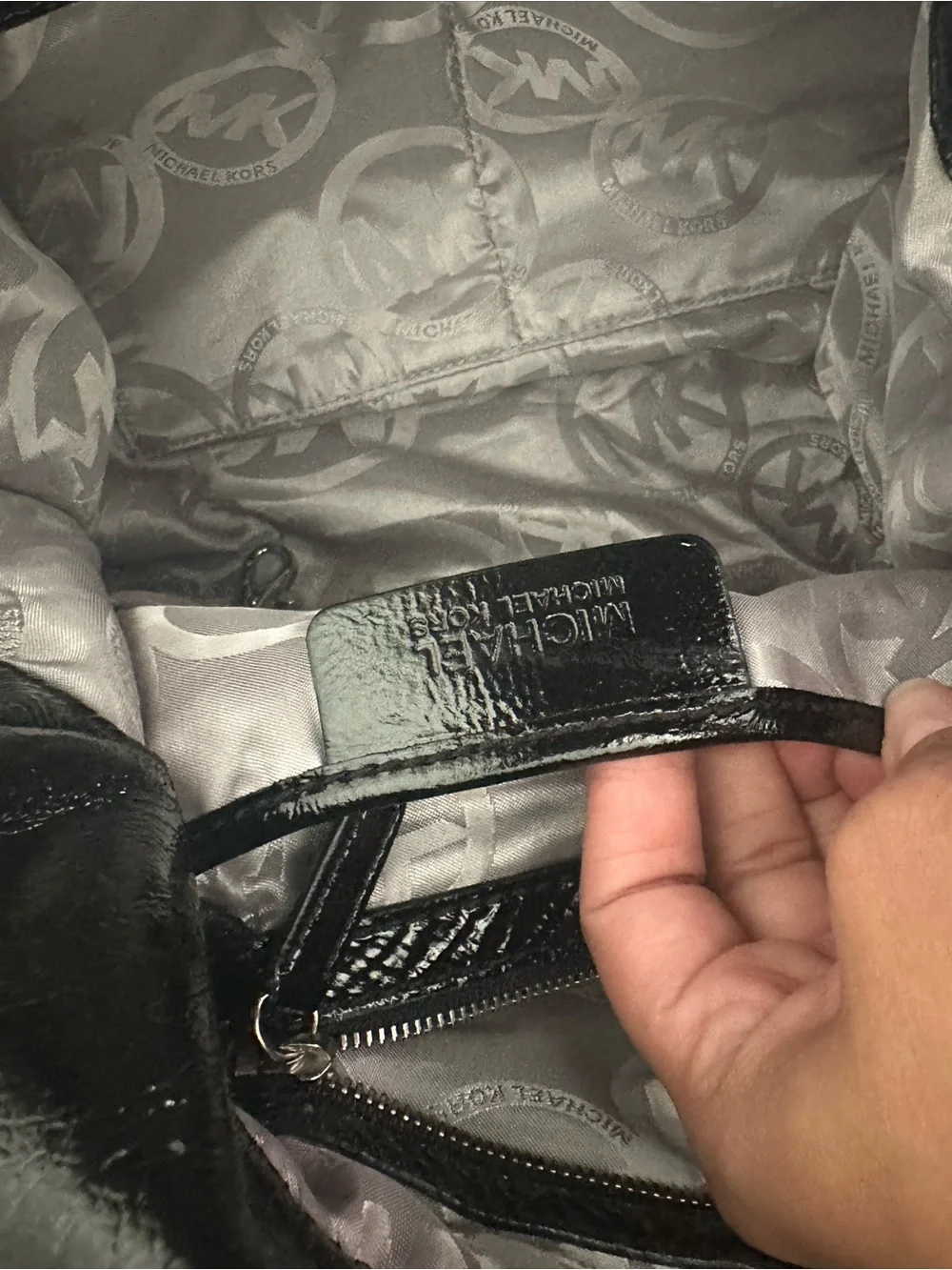 Vintage Michael Kors Black Leather Shoulder bag